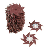 Max 50 Pieces Octagonal Abrasive Sandpaper Polishing Tool 600# Double Layer