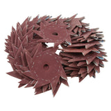 Max 50 Pieces Octagonal Abrasive Sandpaper Polishing Tool 600# Double Layer