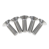 Max 5 Pieces Hex Socket Flat Head Cap Screws Bolts, M6*20, Titanium Alloy