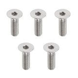 Max 5 Pieces Hex Socket Flat Head Cap Screws Bolts, M6*20, Titanium Alloy