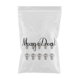 Max 10 Pieces GR1 Titanium Alloy Hexagon Button Head Cap Bolts Screws M3 x 6mm