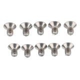 Max 10 Pieces Titanium Alloy Button Head Socket Screws Hexagon Bolts M3 x 6mm