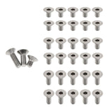 Max 10 Pieces Titanium Alloy Button Head Socket Screws Hexagon Bolts M3 x 6mm