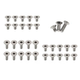 Max 10 Pieces Titanium Alloy Button Head Socket Screws Hexagon Bolts M3 x 6mm