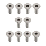 Max 10 Pieces Titanium Alloy Button Head Socket Screws Hexagon Bolts M3 x 10mm