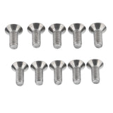 Max 10 Pieces Titanium Alloy Button Head Socket Screws Hexagon Bolts M3 x 10mm