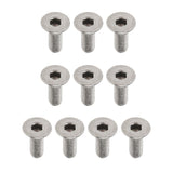 Max 10 Pieces Titanium Alloy Button Head Socket Screws Hexagon Bolts M3 x 10mm