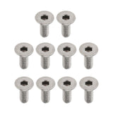 Max 10 Pieces Titanium Alloy Button Head Socket Screws Hexagon Bolts M3 x 10mm