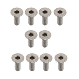 Max 10 Pieces Titanium Alloy Button Head Socket Screws Hexagon Bolts M3 x 12mm