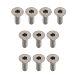 Max 10 Pieces Titanium Alloy Button Head Socket Screws Hexagon Bolts M3 x 12mm