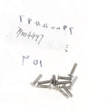Max 10 Pcs M3 Flat Head Grade 1 Titanium Machine Screws Phillips Drive M3 x 12mm