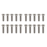 Max 10 Pcs M3 Flat Head Grade 1 Titanium Machine Screws Phillips Drive M3 x 12mm