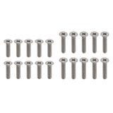 Max 10 Pcs M3 Flat Head Grade 1 Titanium Machine Screws Phillips Drive M3 x 12mm