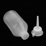 Max 16pcs 100ml Clear White Glue Applicator Bottle Long Tip with Cap
