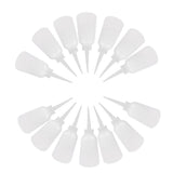 Max 14pcs 250ml Clear White Thick Plastic Liquid Glue Applicator Bottle