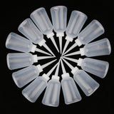 Max 14pcs 250ml Clear White Thick Plastic Liquid Glue Applicator Bottle