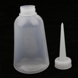 Max 14pcs 250ml Clear White Thick Plastic Liquid Glue Applicator Bottle