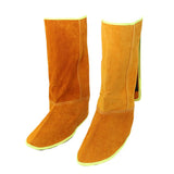 Max Heat Resistant Leather Welding Split Protective Shoe Cover Welder Protector