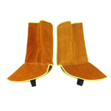 Max Heat Resistant Leather Welding Split Protective Shoe Cover Welder Protector