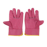 Max Cowhide Leather Work Gloves Motorcycle DIY Yardwork Construction