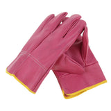 Max Cowhide Leather Work Gloves Motorcycle DIY Yardwork Construction