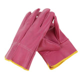 Max Cowhide Leather Work Gloves Motorcycle DIY Yardwork Construction