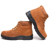 Max Safety Work Boots, Steel Toe Midsole Work Shoes Anti-Slip US8.5 EU42 UK8