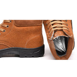 Max Safety Work Boots, Steel Toe Midsole Work Shoes Anti-Slip US8.5 EU42 UK8