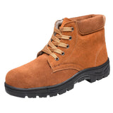 Max Safety Work Boots, Steel Toe Midsole Work Shoes Anti-Slip US8.5 EU42 UK8