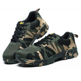 Max Steel Toe Camouflage Safety Work Shoes for Industrial Construction 260mm