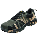 Max Steel Toe Camouflage Safety Work Shoes for Industrial Construction 260mm