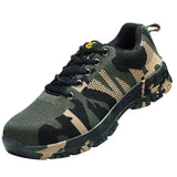 Max Steel Toe Camouflage Safety Work Shoes for Industrial Construction 260mm