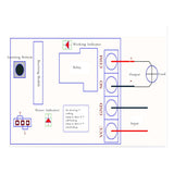 Max 12-48V 40A Learning Remote Control Switch Unit with Controller 315Mhz