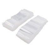 Max 500 Pieces Clear Grip Seal Ziplock Bag Self Seal Resealable Bags 8×12cm