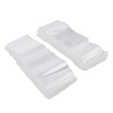Max 500 Pieces Clear Grip Seal Ziplock Bag Self Seal Resealable Bags 8×12cm