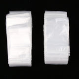 Max 500 Pieces Clear Grip Seal Ziplock Bag Self Seal Resealable Bags 9×13cm