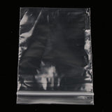 Max 500 Pieces Clear Grip Seal Ziplock Bag Self Seal Resealable Bags 9×13cm