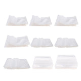 Max 100 Pieces Clear Grip Seal Ziplock Bag Self Seal Resealable Bags 11×16cm
