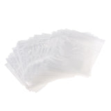 Max 100 Pieces Clear Grip Seal Ziplock Bag Self Seal Resealable Bags 11×16cm