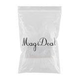 Max 100 Pieces Clear Grip Seal Ziplock Bag Self Seal Resealable Bags 11×16cm