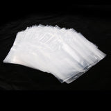 Max 100 Pieces Clear Grip Seal Ziplock Bag Self Seal Resealable Bags 11×16cm
