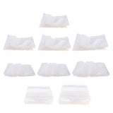 Max 100 Pieces Clear Grip Seal Ziplock Bag Self Seal Resealable Bags 11×16cm