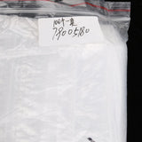 Max 100 Pieces Clear Grip Seal Ziplock Bag Self Seal Resealable Bags 12×17cm