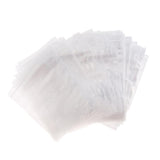 Max 100 Pieces Clear Grip Seal Ziplock Bag Self Seal Resealable Bags 12×17cm