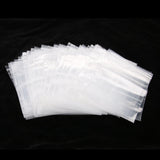Max 100 Pieces Clear Grip Seal Ziplock Bag Self Seal Resealable Bags 12×17cm