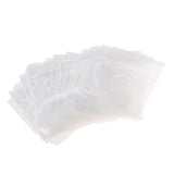 Max 100 Pieces Clear Grip Seal Ziplock Bag Self Seal Resealable Bags 14×20cm