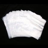 Max 100 Pieces Clear Grip Seal Ziplock Bag Self Seal Resealable Bags 14×20cm