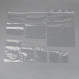Max 100 Pieces Clear Grip Seal Ziplock Bag Self Seal Resealable Bags 14×20cm