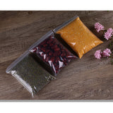Max 100 Pieces Clear Grip Seal Ziplock Bag Self Seal Resealable Bags 14×20cm
