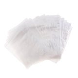 Max 100 Pieces Clear Grip Seal Ziplock Bag Self Seal Resealable Bags 14×20cm